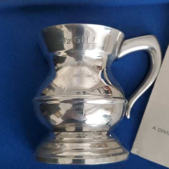 Kirk 1/2 pewter gill - Picture 2 of 2